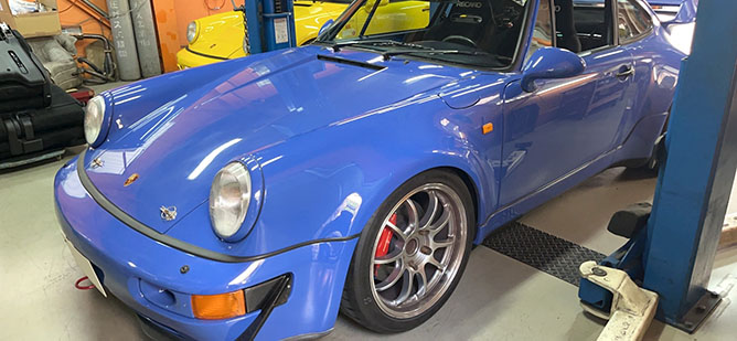 ポルシェ 964 ターボ 車検整備 生活スタイルは変われどコンディション 