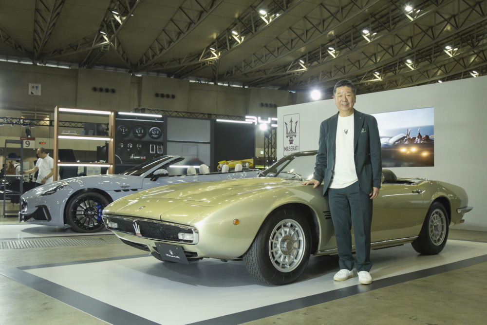 オートモビルカウンシル2025会場にてマセラティ ジャパン代表取締役の木村隆之氏。