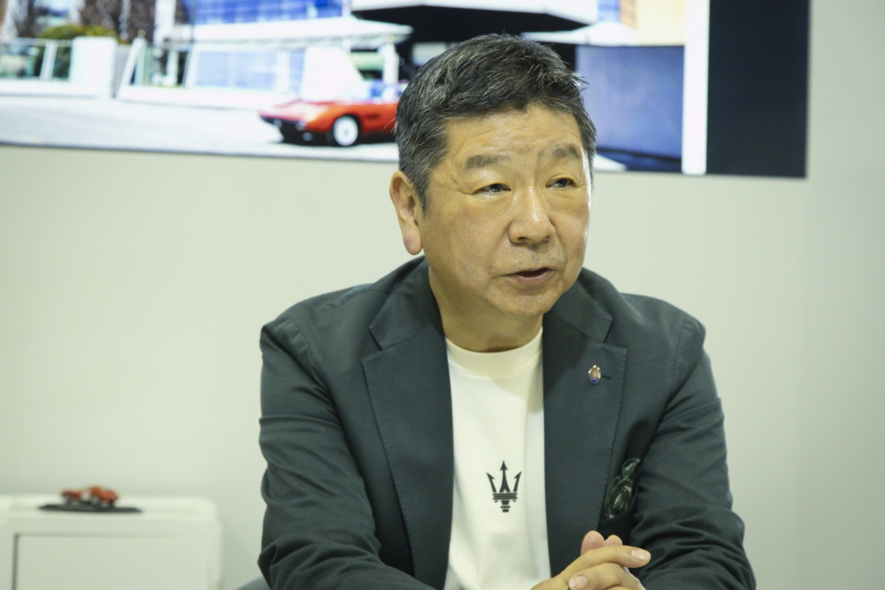 自身もクラシック・マセラティのオーナーである木村氏が、その想いを語る。