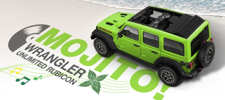 限定車『ジープ・ラングラー・アンリミテッド・ルビコン・モヒート』を、5月24日より100台限定で発売。