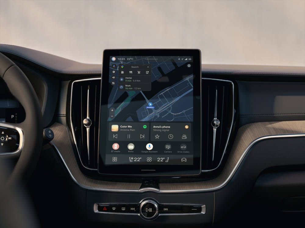 最新ボルボ車と同様にアップデートされたインフォテインメント・システム。
