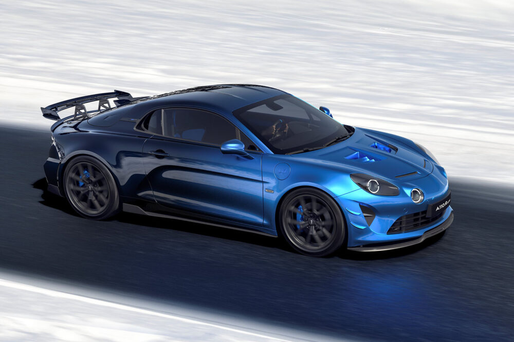 110台の『アルピーヌA110 R ウルティム』の内15台のみが提供される特別仕様車『ラ・ブルー』。