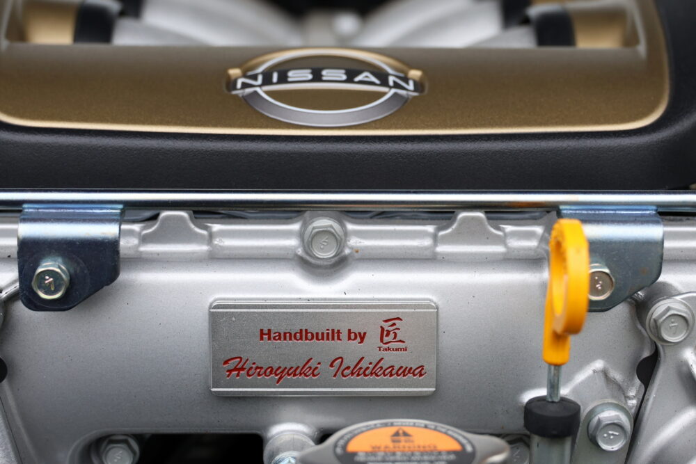 精密なV6ツインターボエンジンは『巧』によって1基ずつハンドビルドされる。