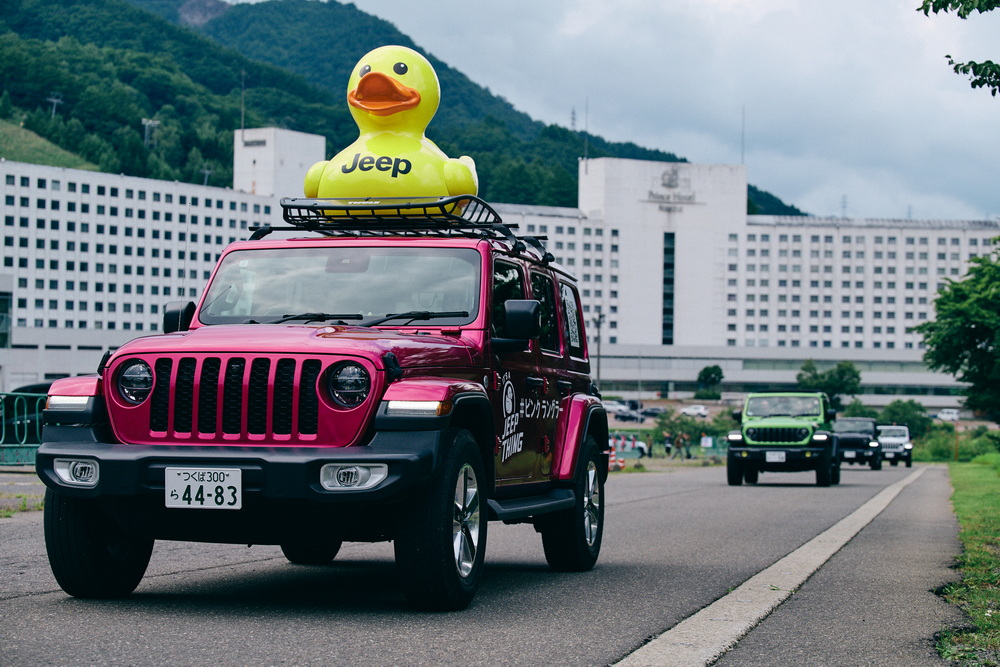 苗場プリンスホテル苗場高原オートキャンプ場を会場として、2年ぶりに『キャンプ・ジープ』が開催。