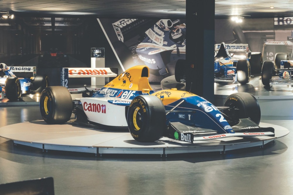 ウィリアムズ・ヘリテージ・コレクションの様子