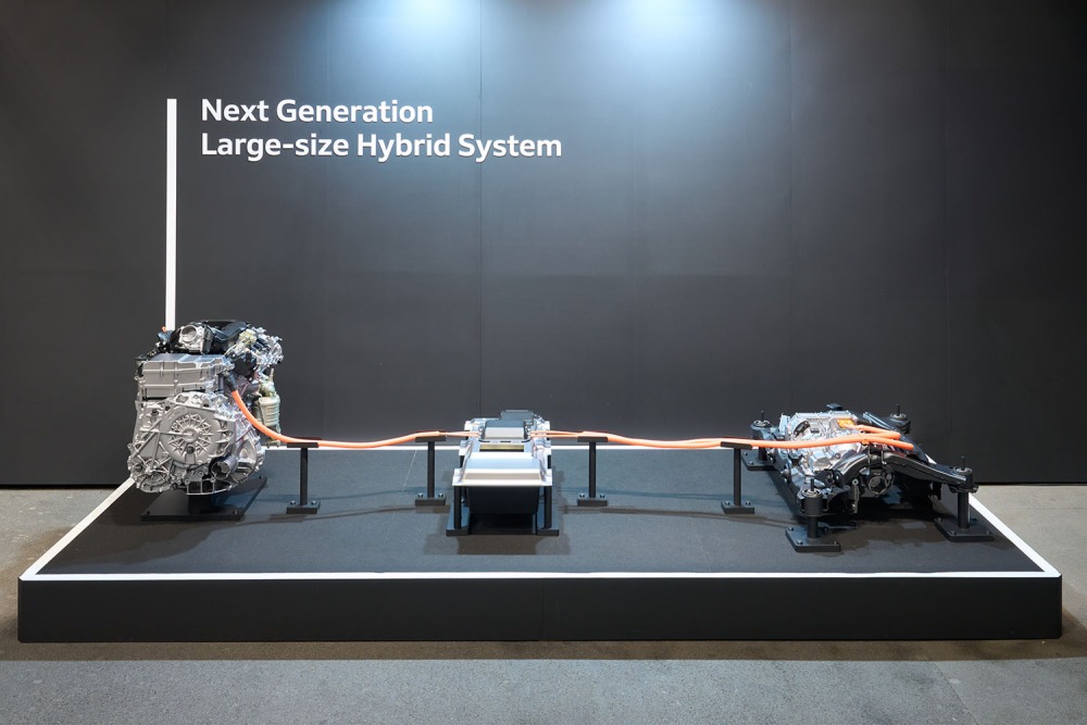 ホンダが公開した、次世代の大型ハイブリッドシステム。