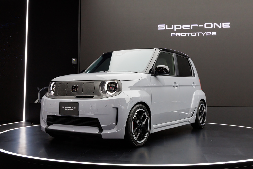 ジャパンモビリティショー2025で発表された、ホンダ・スーパーワン・プロトタイプ。