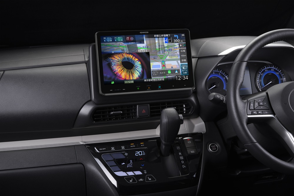 高画質な10型大画面を備えたフラッグシップモデル『MDV-MX12F』。