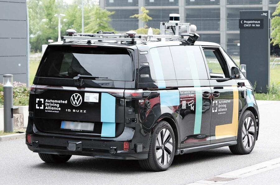 フォルクスワーゲンとボッシュが運用中のテスト車両