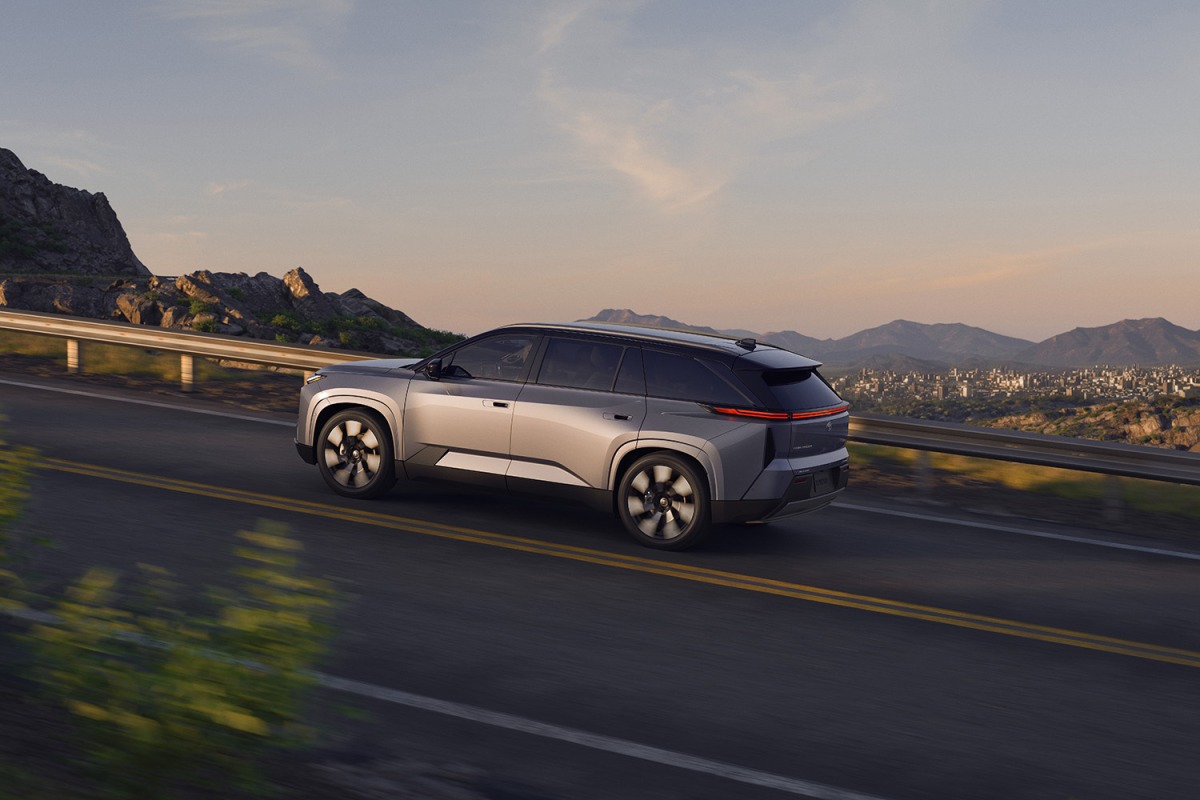 トヨタ・ハイランダーBEVモデル（北米仕様）。