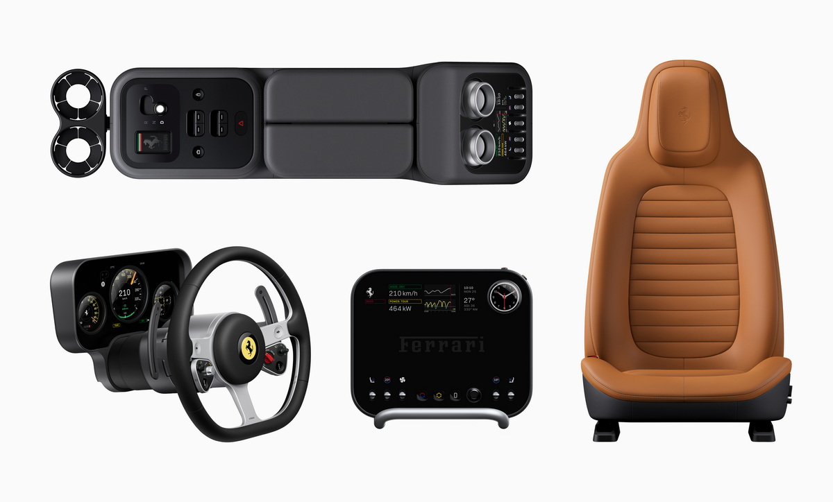 ブランド初のEVである『フェラーリ・ルーチェ』のインテリアが発表されました。