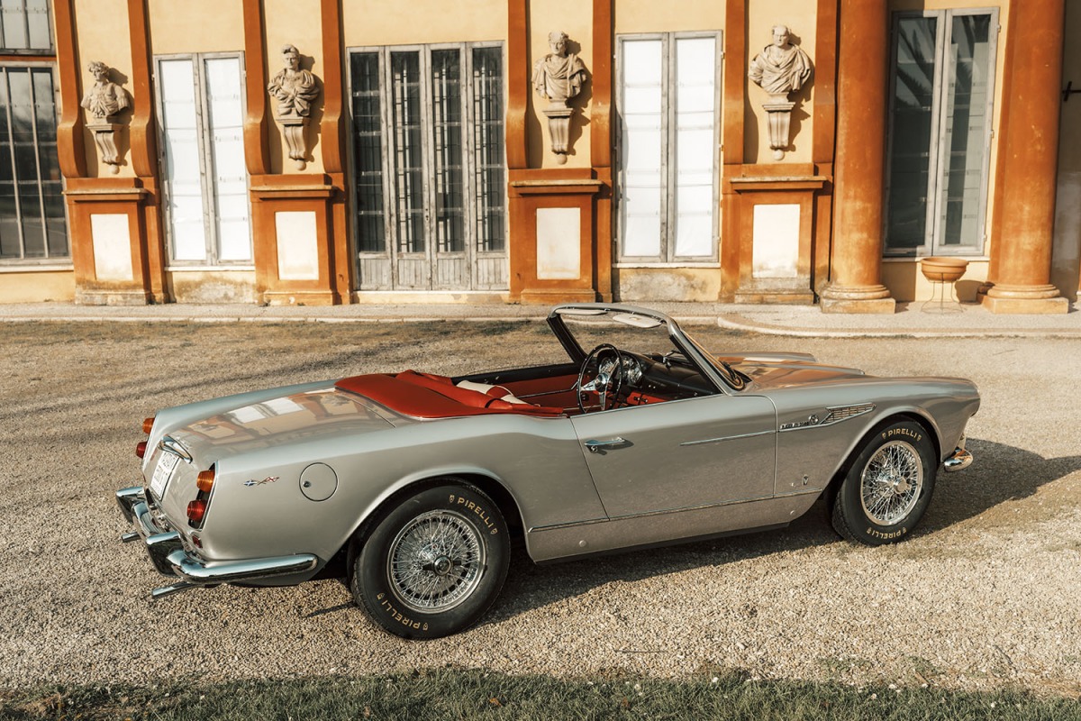 マセラティ・クラシケの100台目の認定車両となった、1959年 マセラティ3500GTヴィニャーレ・コンバーチブル・プロトタイプ 。