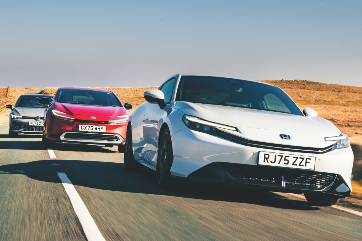 FFハイブリッドなプレリュードとプリウス、ゴルフ