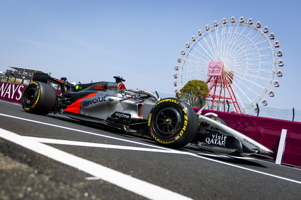 今年からF1に参戦しているアウディ。写真は鈴鹿サーキットの日本グランプリでの様子。