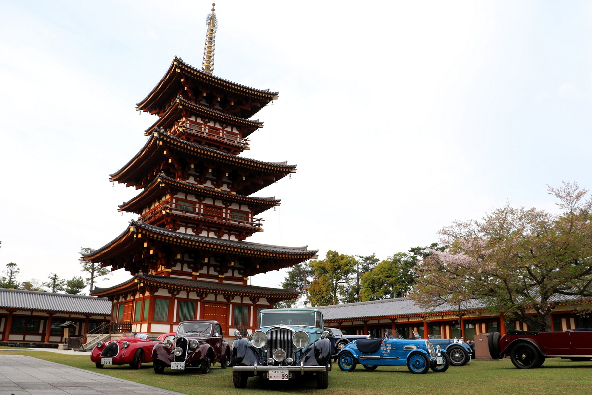 今回も薬師寺に70台ほどが集った『コンコルソ・デレガンツァ・ジャパン2026』。
