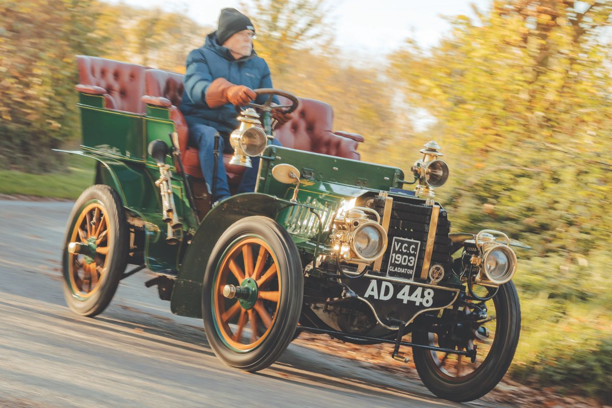 グラディエーター 10HP リア・エントランス・トノー（1902～1903年／英国仕様）