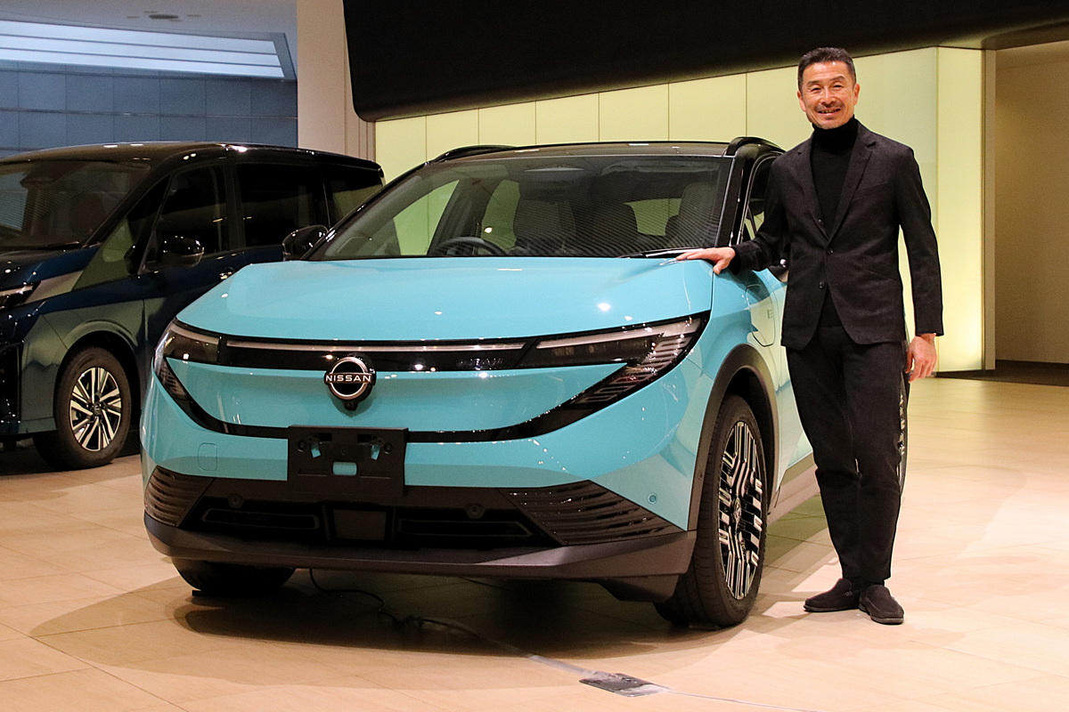 新型日産リーフの開発責任者を務めた、日産自動車の磯部博樹さん。