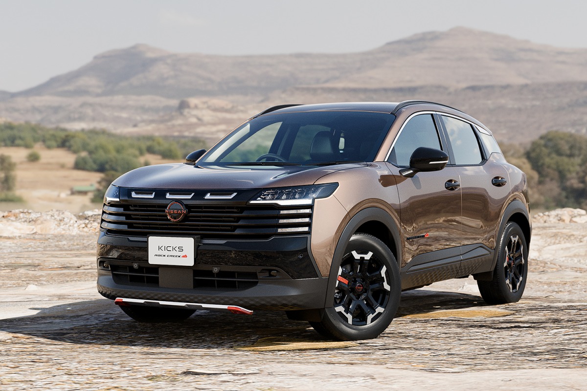 今冬発売予定の新型『日産キックス・ロッククリーク』。