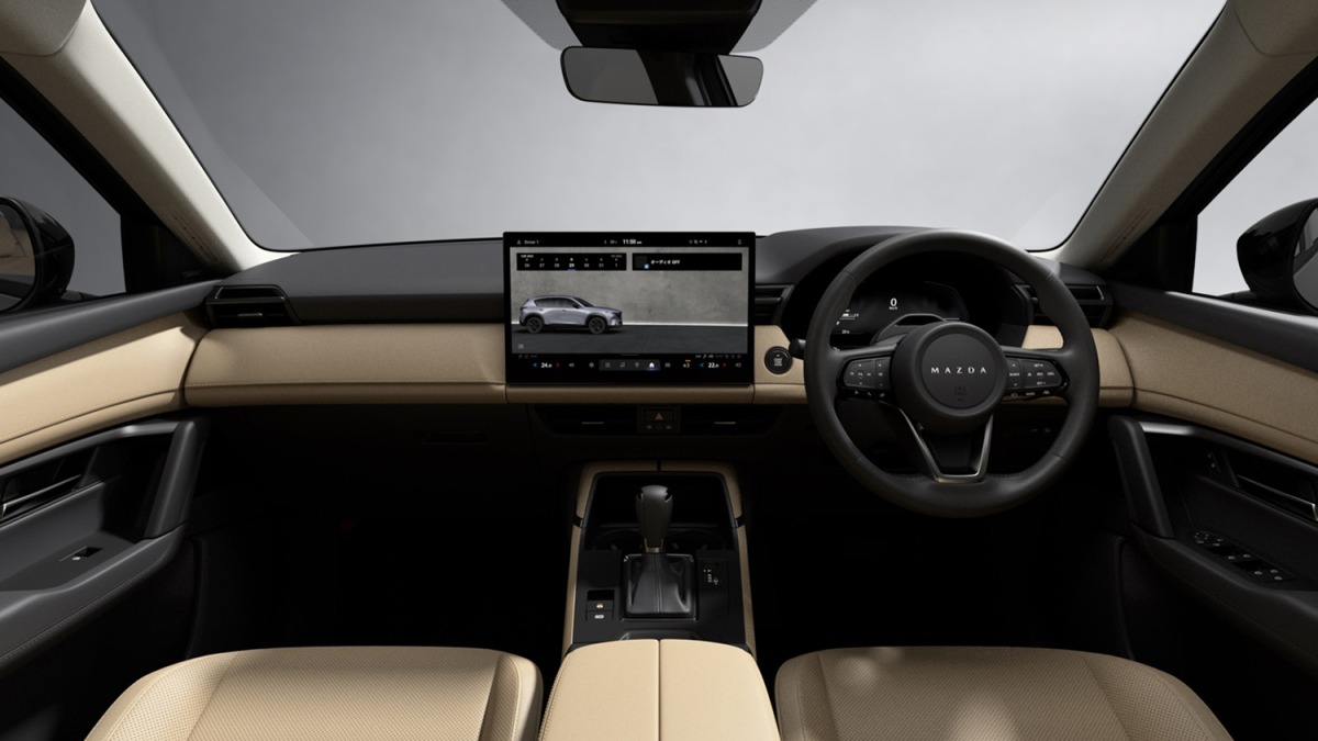 新型マツダCX-5『L』グレード、スポーツタン内装。