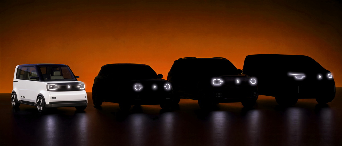 エムタ・ブランドの第一弾となる軽EV。2029年までにあと3車種投入される予定。