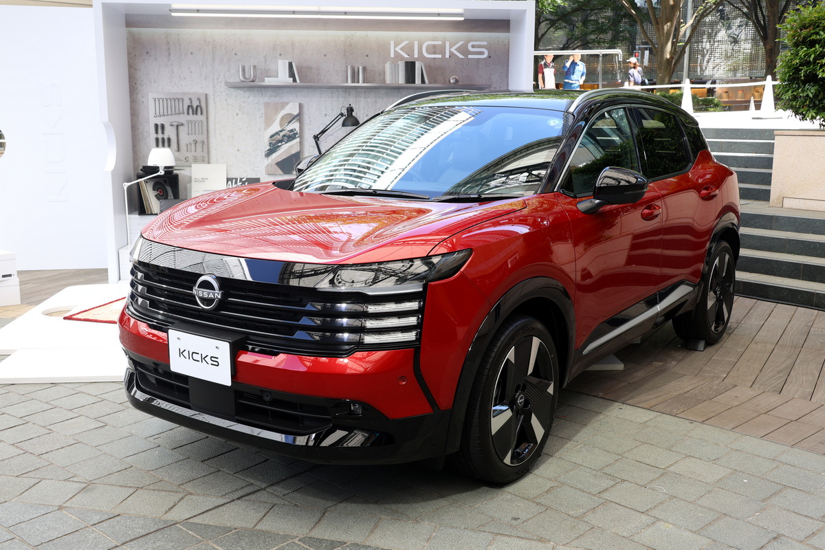 日産は6月17日、新型『キックス』の発表会を六本木ヒルズで開催。