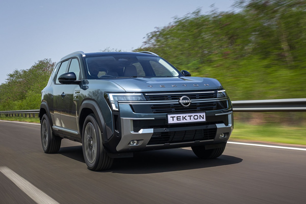 日産がインドで公開した、新型SUV『日産テクトン』。
