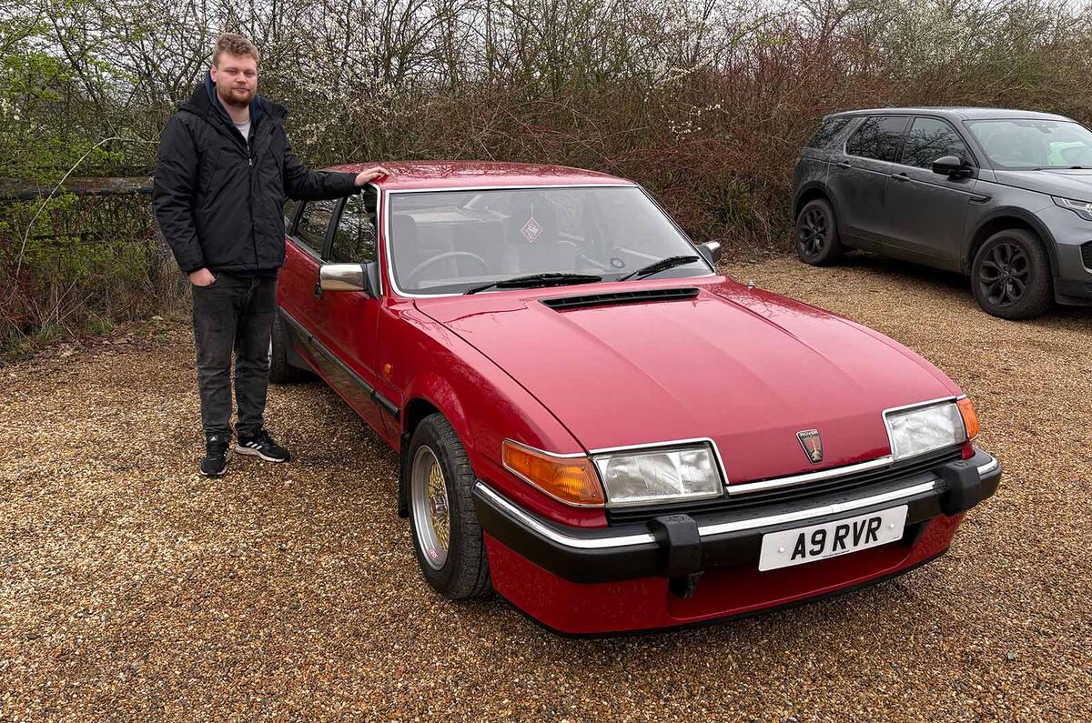 リース・モーデンさんのローバーSD1ヴィテッセ
