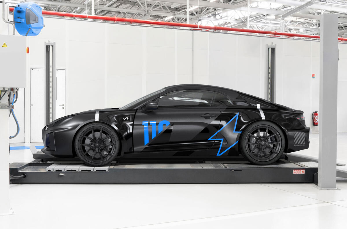 アルピーヌが公開したプロトタイプ『A110フューチャー』