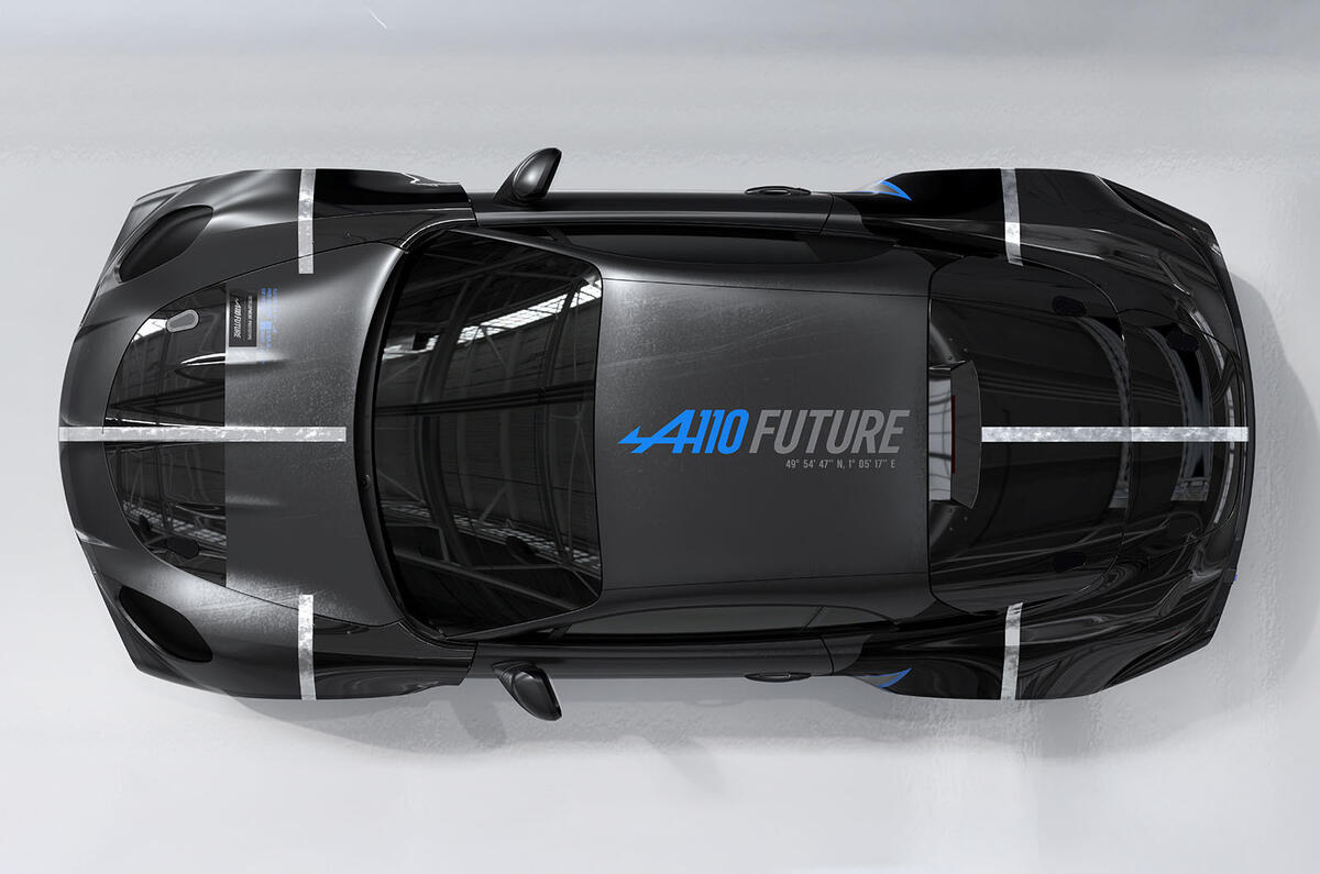 アルピーヌが公開したプロトタイプ『A110フューチャー』
