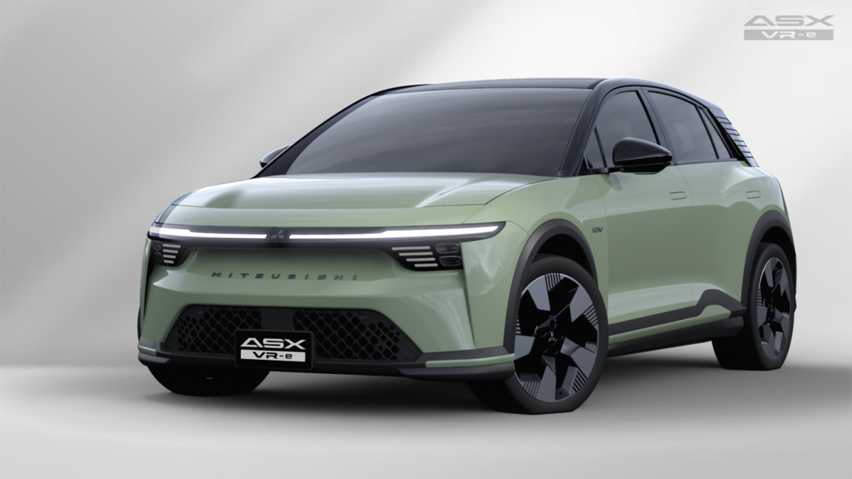 三菱がオーストラリアおよびニュージーランドで年内に発売する、新型電気自動車『三菱ASX VR-e』。