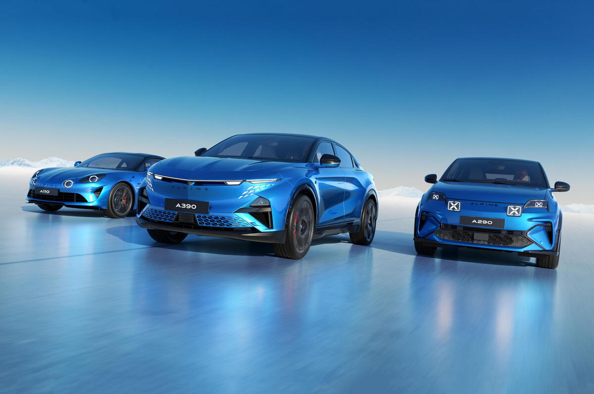 少なくとも2030年までは、A290、A390、新型A110（画像は現行型）の3車種展開となるようだ。