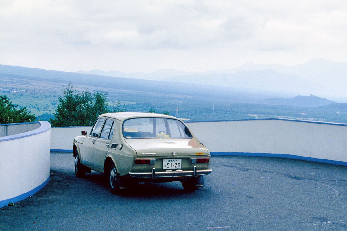 510ブルの後に乗ったサーブ99。笹本総編集長の足グルマといえば英国車のイメージがあるが、意外にも北欧車も多かった!