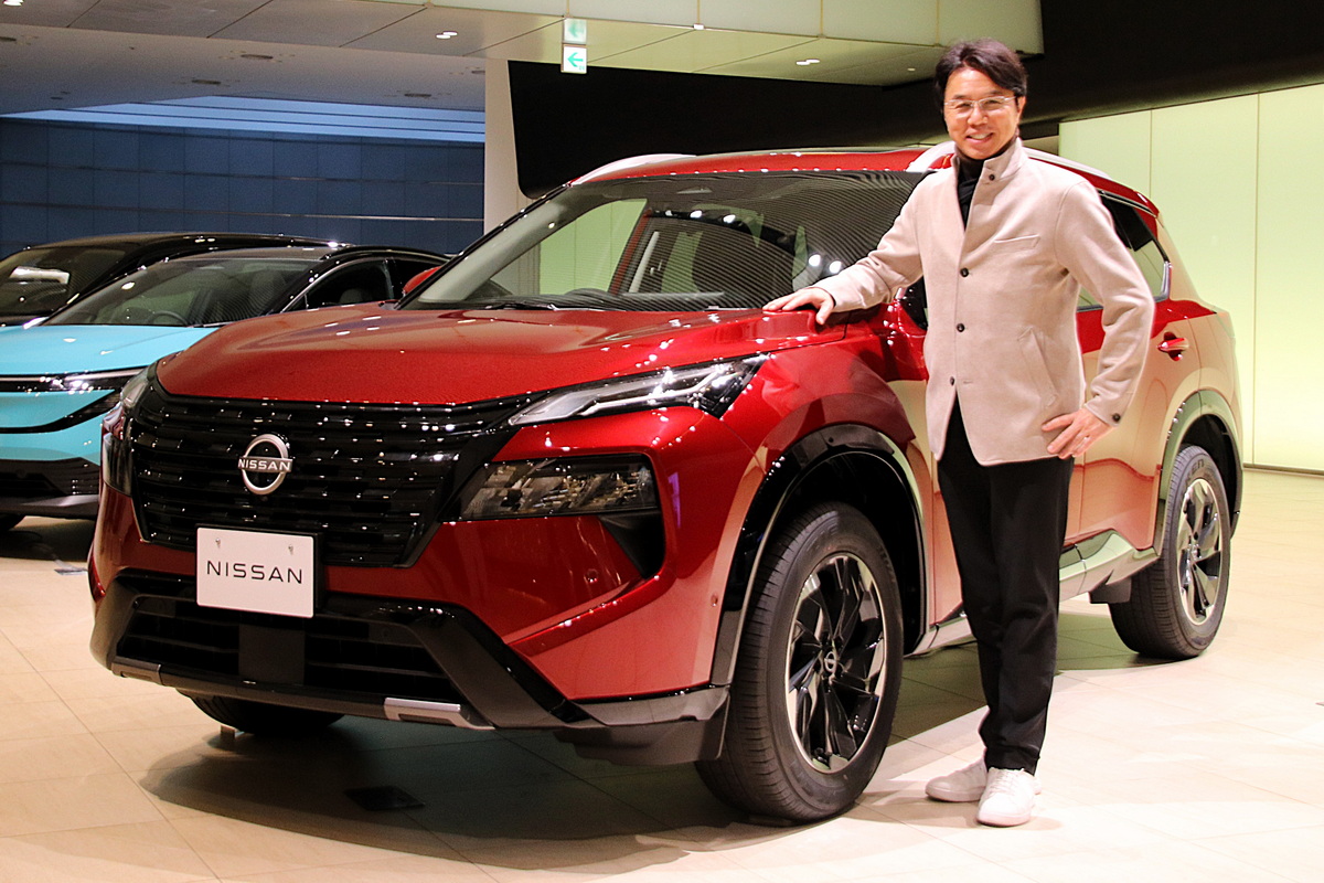 自身もエクストレイル・オーナーである日産グローバルデザイン本部の入江慎一郎さん。