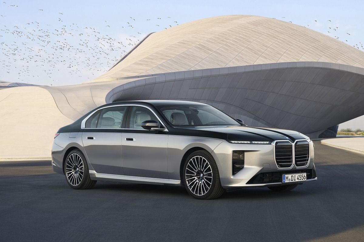 新型BMW 7シリーズ（一部改良モデル）。