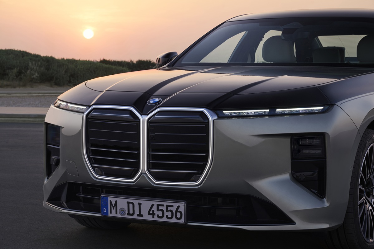 新型BMW 7シリーズ（一部改良モデル）。
