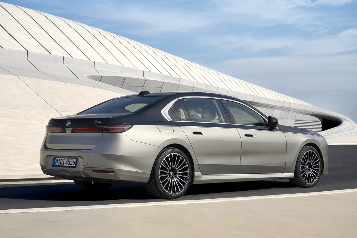 新型BMW 7シリーズ（一部改良モデル）。