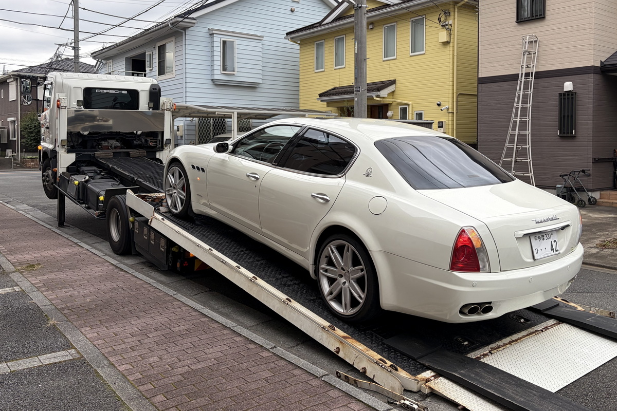 筆者が『大貴族号』と命名した愛車、先代マセラティ・クアトロポルテが……!