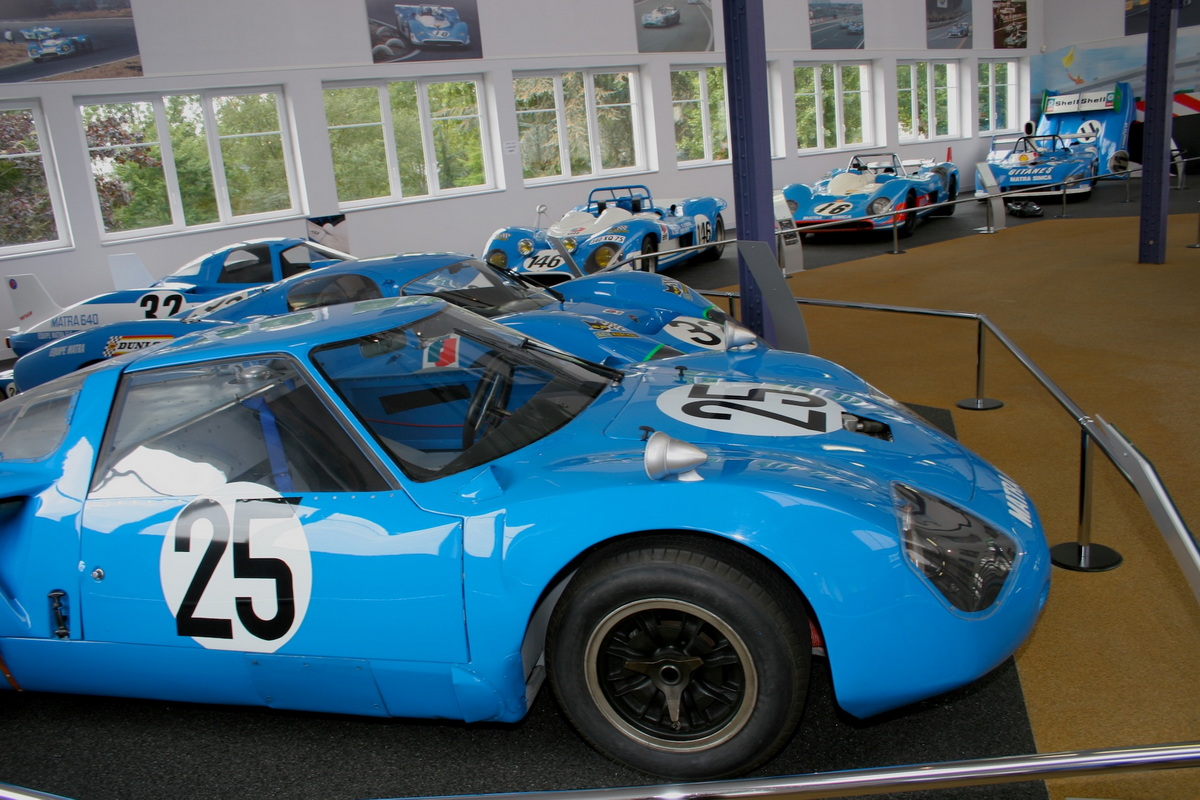 ミュージアムに展示されたマトラのレーシングカー。